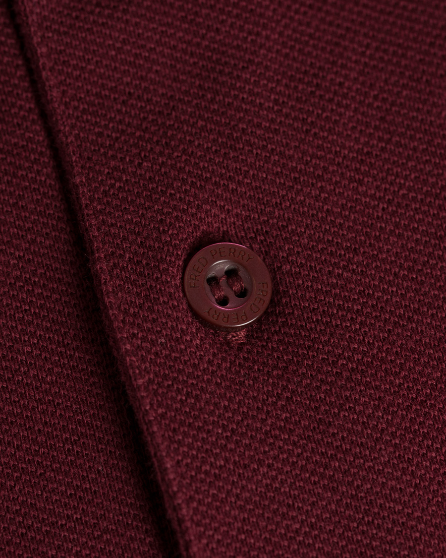 Herr | Pikéer | Fred Perry | Slim Fit Polo Port Red/Ecru