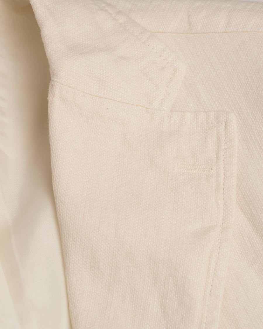 Herr | Kavajer | Stenströms | Garment Dyed Linen Blazer Nature