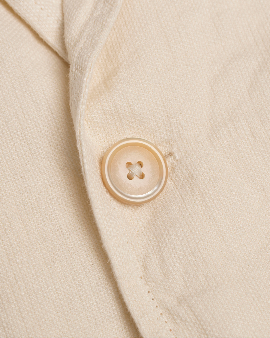 Herr | Kavajer | Stenströms | Garment Dyed Linen Blazer Nature