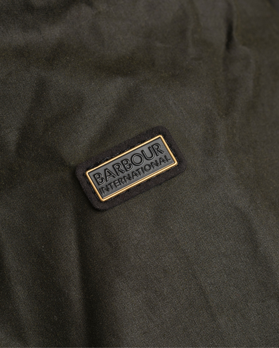 Herr | Jackor | Barbour International | Rebel Waxed Jacket Fern