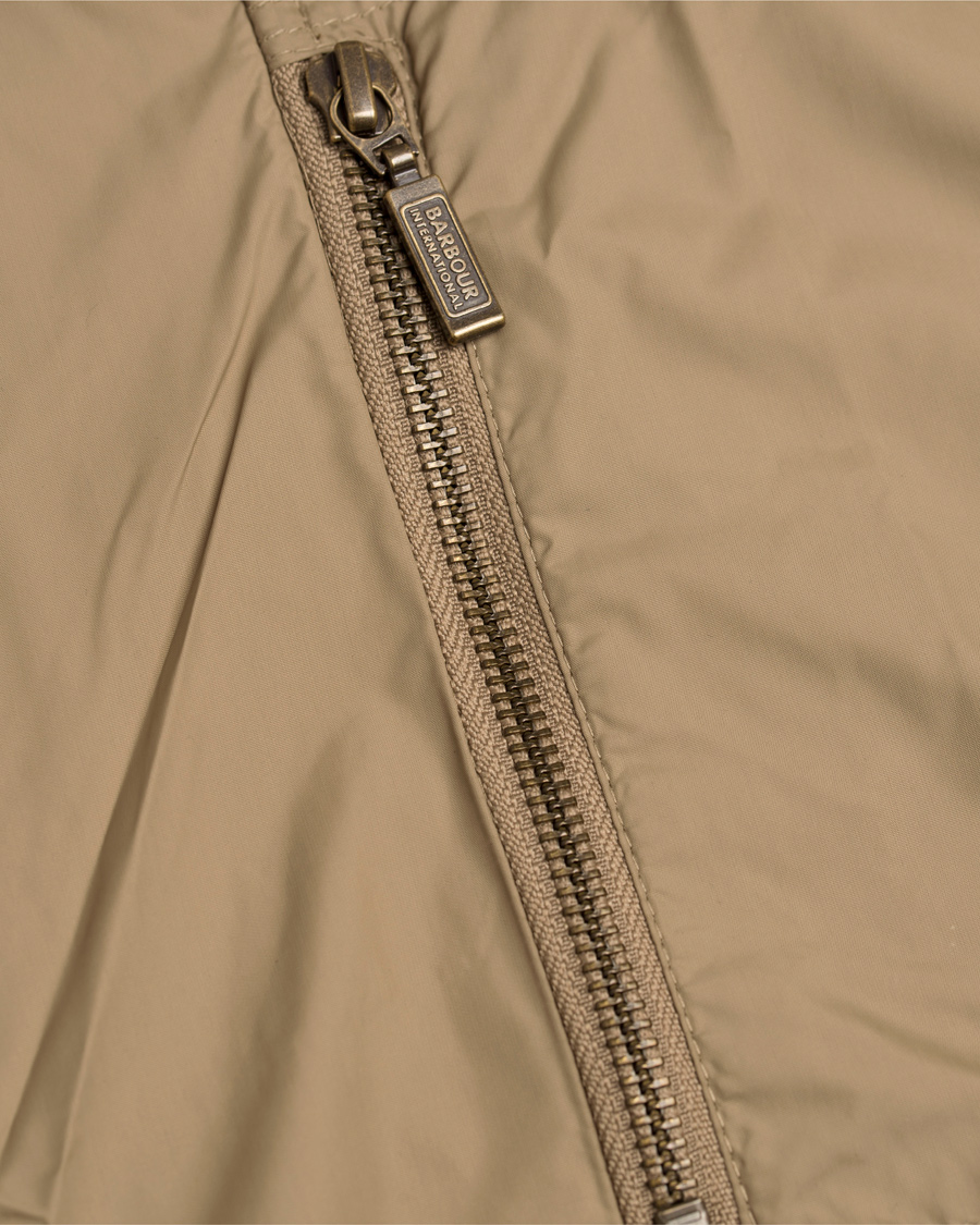 Herr | Jackor | Barbour International | Track Jacket Military Brown