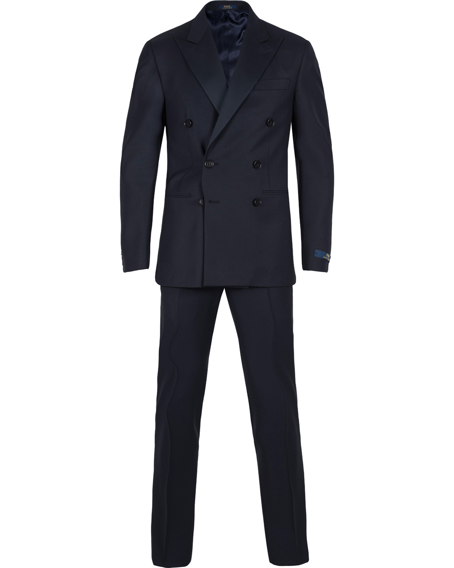Herr | Kostymer | Polo Ralph Lauren | Double Breasted Peaked Lapel Tuxedo Navy