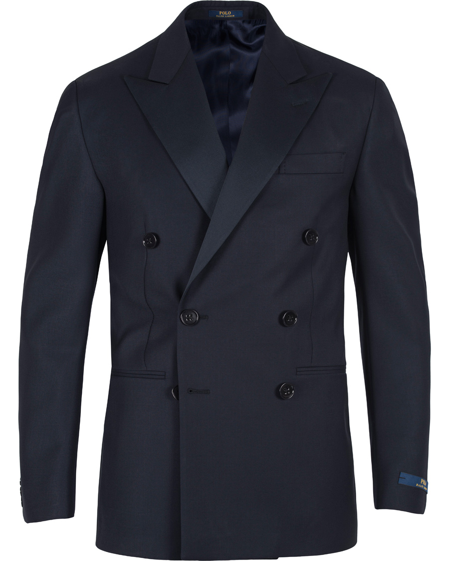 Herr | Kostymer | Polo Ralph Lauren | Double Breasted Peaked Lapel Tuxedo Navy