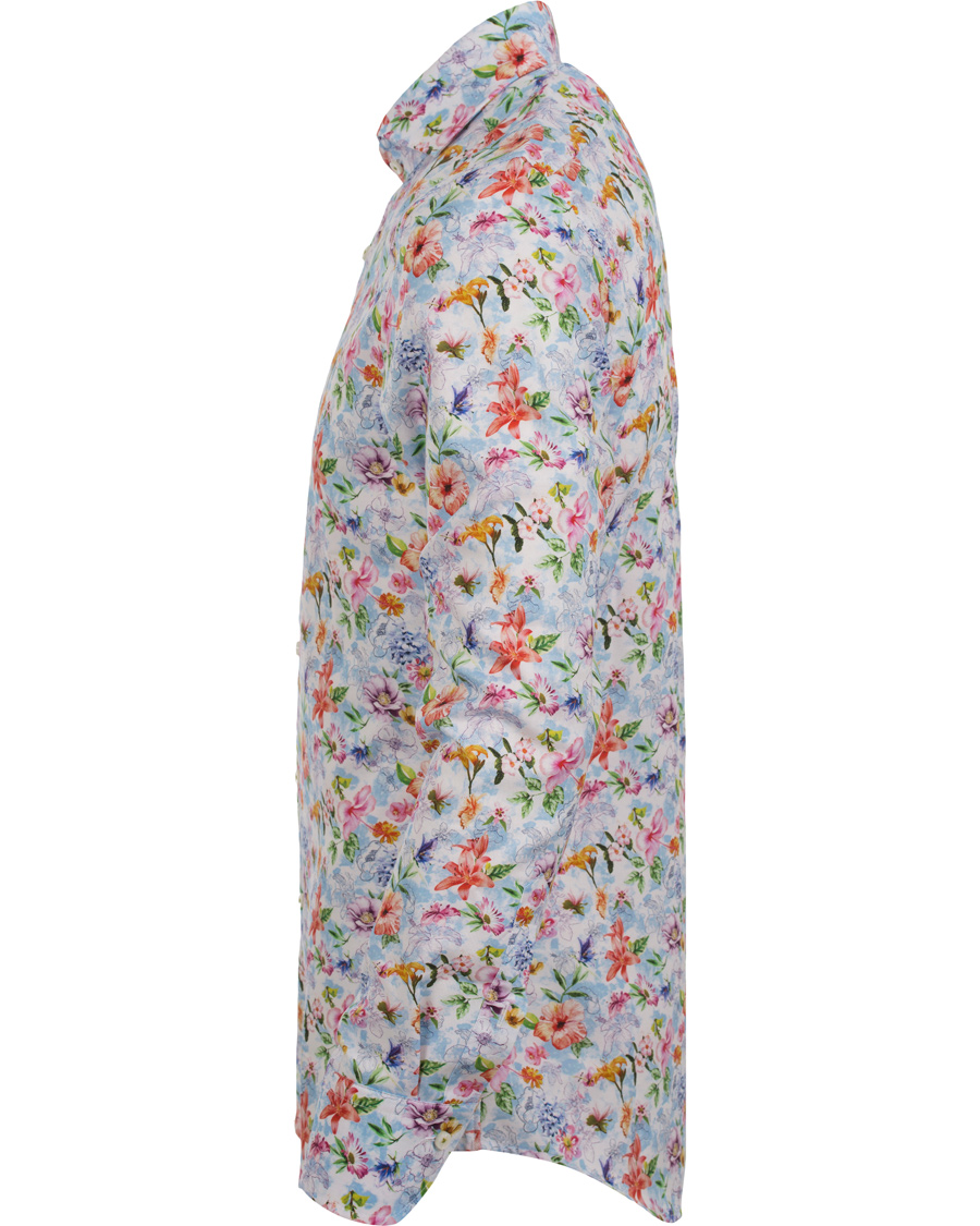 Herr | Skjortor | Stenströms | Slimline Flower Print Shirt Multi
