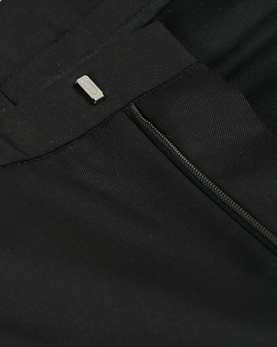Herr | Byxor | BOSS BLACK | BOSS Wave Slim Fit Wool Trousers Black