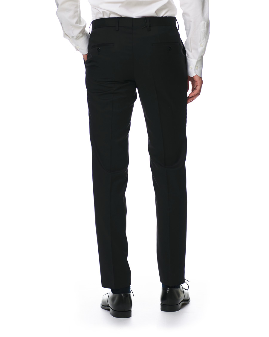 Herr | Byxor | BOSS BLACK | BOSS Gibson Regular Fit Wool Trousers Black