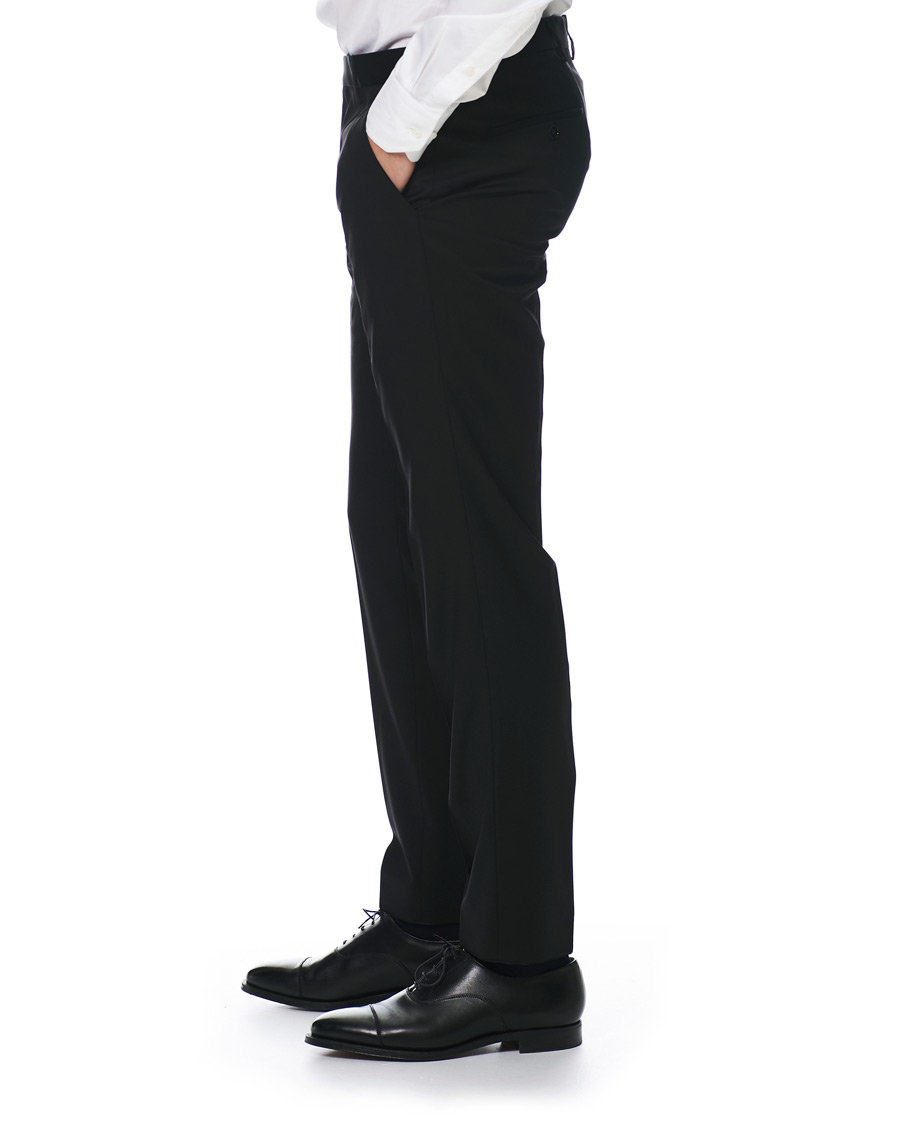 Herr | Byxor | BOSS BLACK | BOSS Gibson Regular Fit Wool Trousers Black