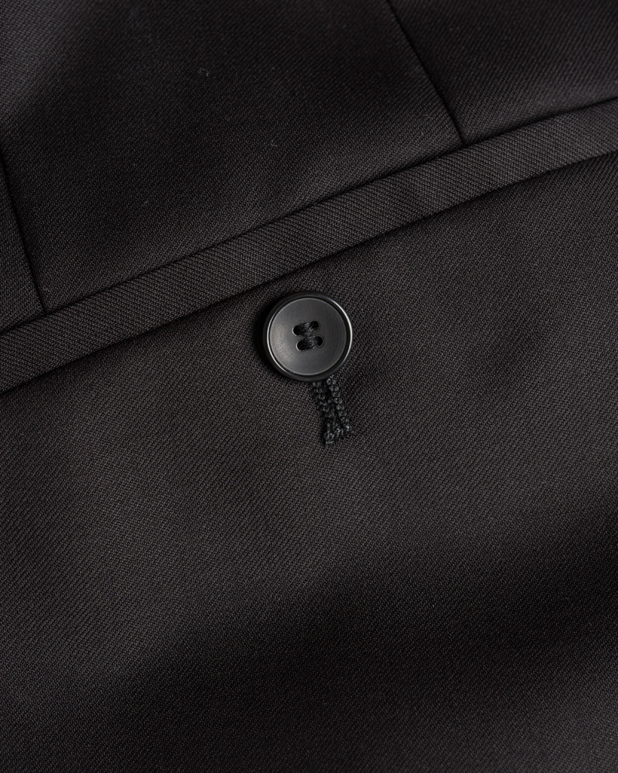 Herr | Byxor | BOSS BLACK | BOSS Gibson Regular Fit Wool Trousers Black