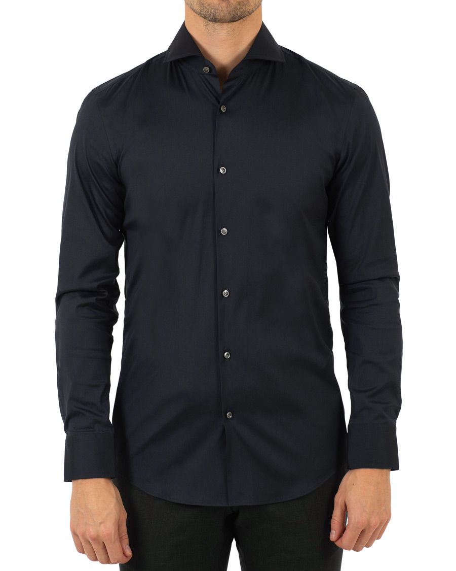 Herr | Skjortor | BOSS BLACK | BOSS Jason Slim Fit Stretch Shirt Navy