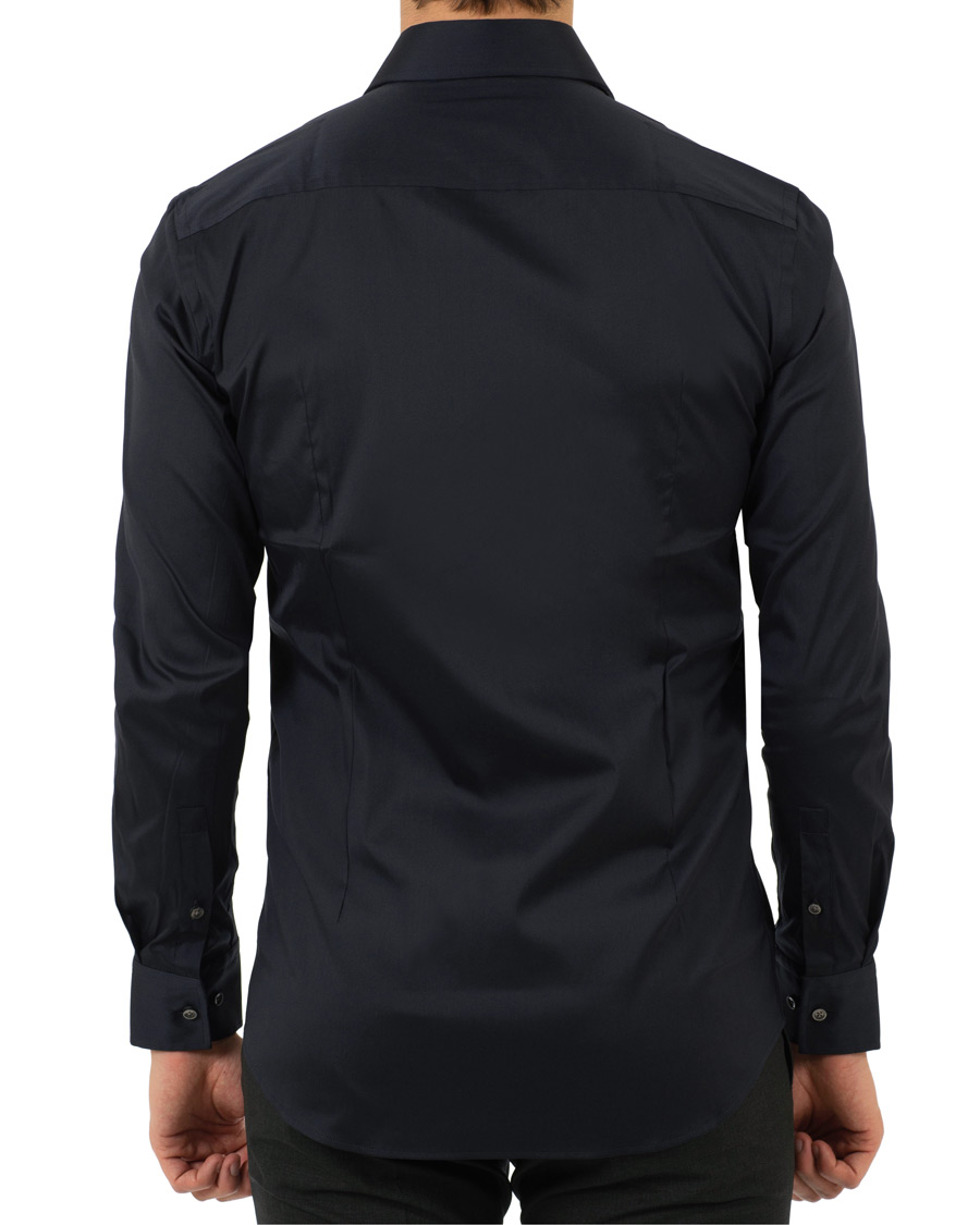 Herr | Skjortor | BOSS BLACK | BOSS Jason Slim Fit Stretch Shirt Navy