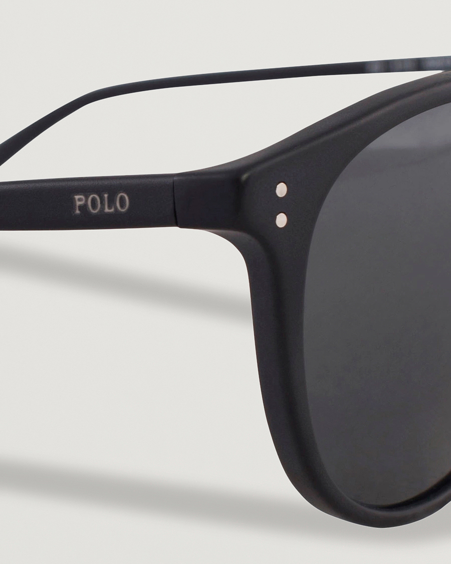 Herr | Solglasögon | Polo Ralph Lauren | 0PH4110 Round Sunglasses Matte Black