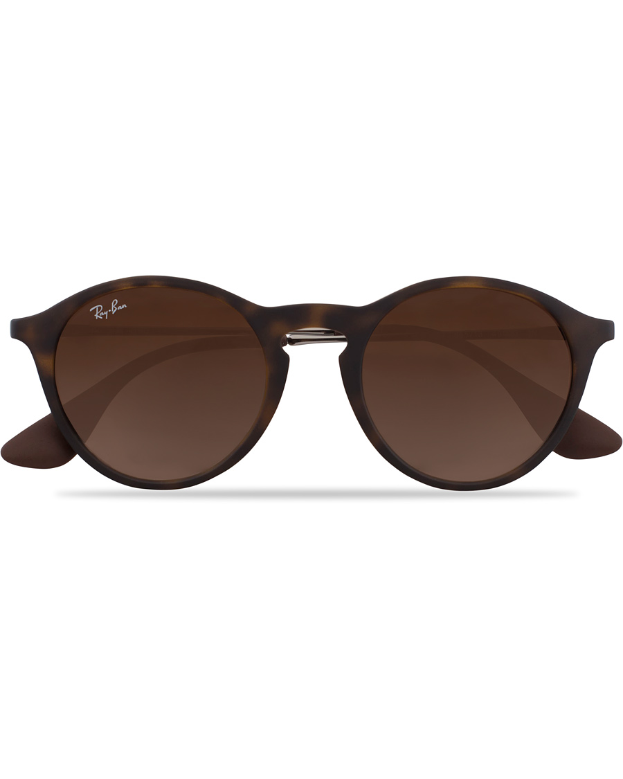 Herr | Ray-Ban 0RB4243 Round Sunglasses Rubber Havana | Ray-Ban | 0RB4243 Round Sunglasses Rubber Havana