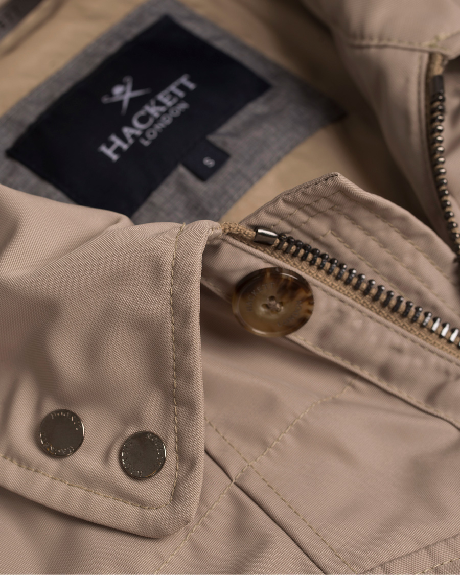 Herr | Jackor | Hackett | Fenton Field Jacket Sand