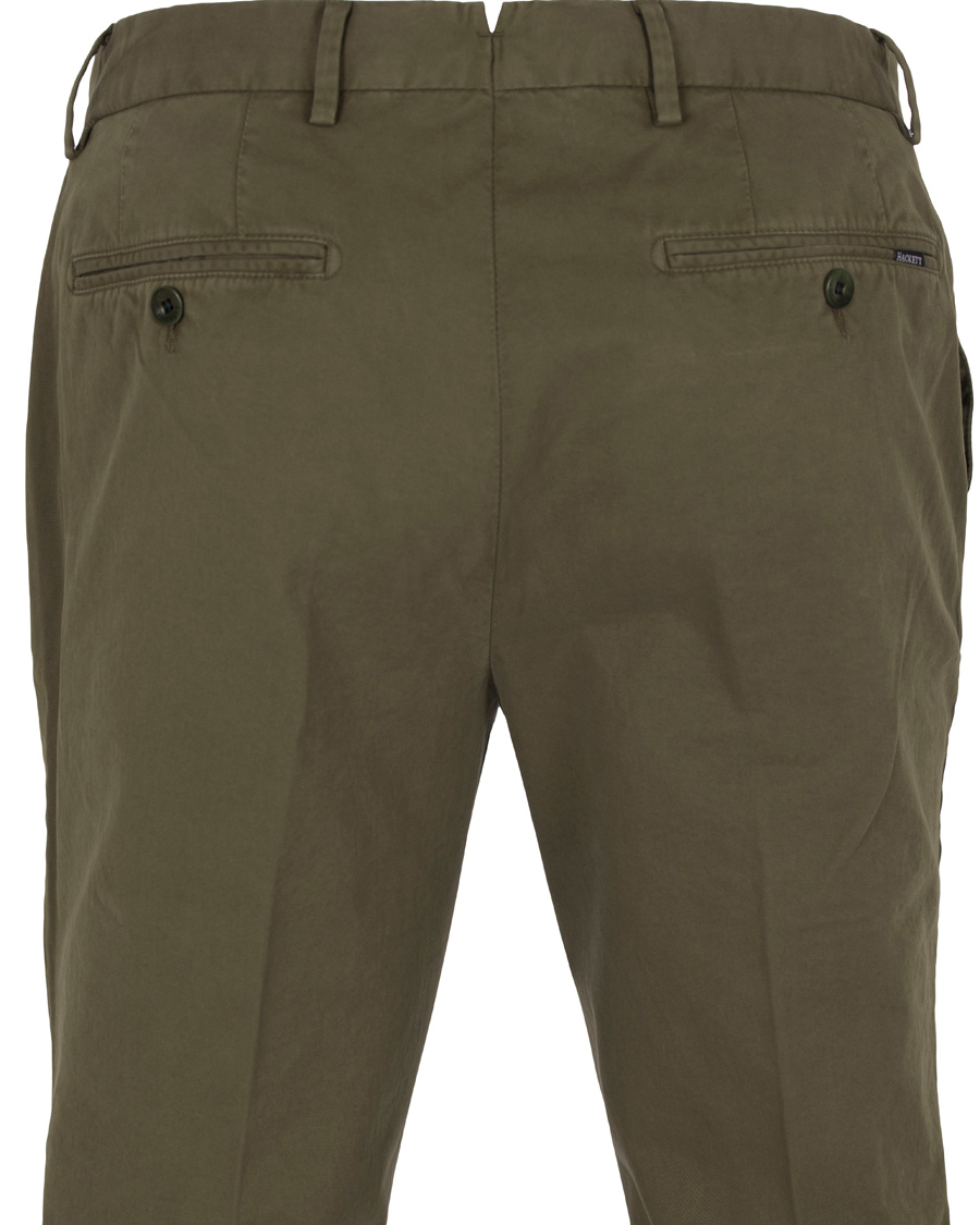 Herr | Byxor | Hackett | Kensington Slim Chino Forest Khaki