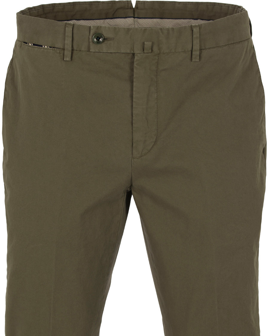 Herr | Byxor | Hackett | Kensington Slim Chino Forest Khaki