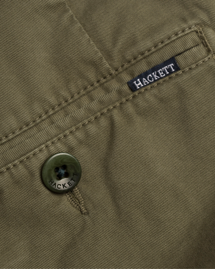 Herr | Byxor | Hackett | Kensington Slim Chino Forest Khaki