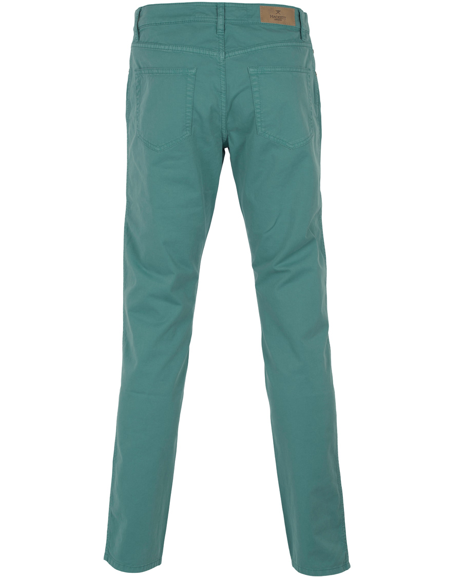 Herr | Byxor | Hackett | Trinity Slim 5-Pocket Pants Mint Green