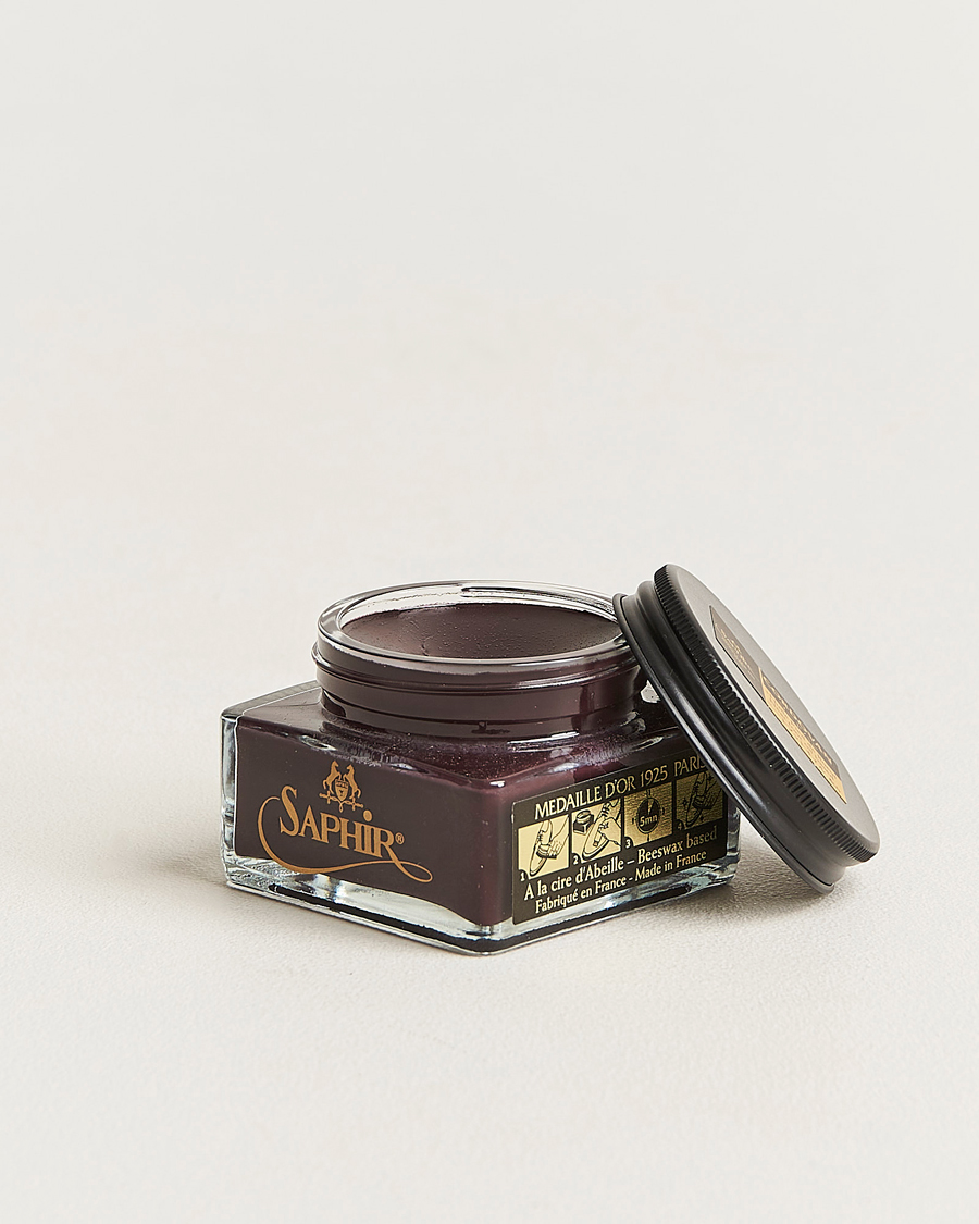 Herr | Skovård | Saphir Medaille d'Or | Cordovan Creme 75 ml Burgundy