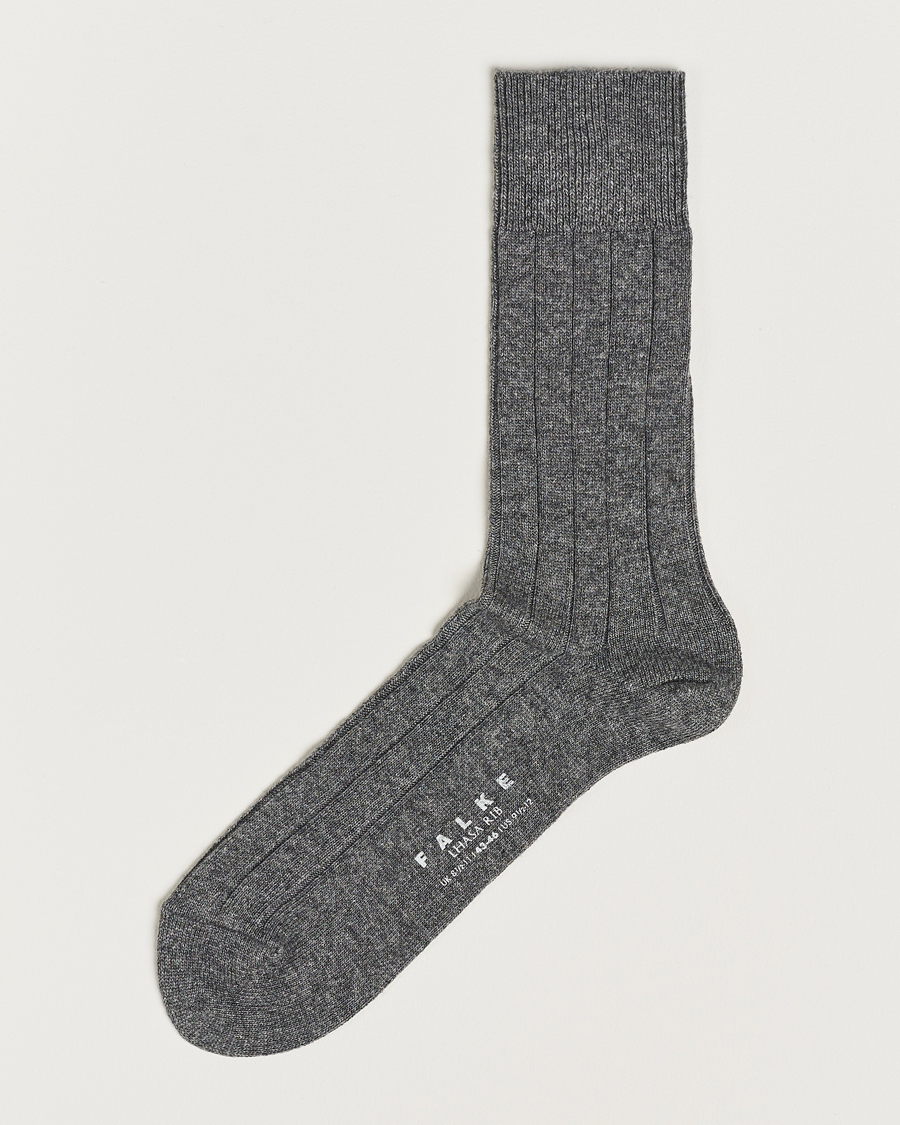 Herr | Underkläder | Falke | Lhasa Cashmere Socks Light Grey