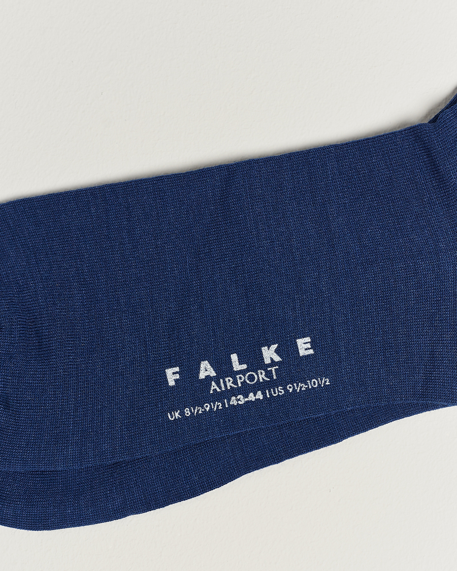 Herr | Strumpor | Falke | Airport Socks Indigo Blue