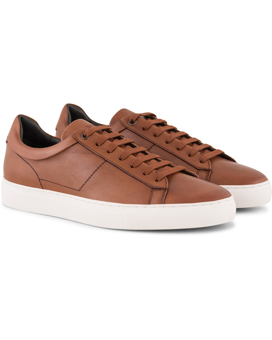 Herr | BOSS Timaker Leather Sneaker Cognac | BOSS BLACK | BOSS Timaker Leather Sneaker Cognac