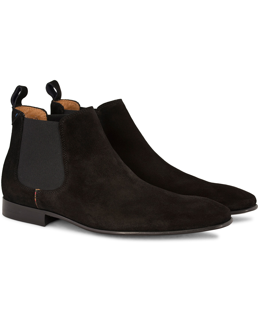 Herr | PS Paul Smith Falconer Chelsea Boot Black Suede | PS Paul Smith | Falconer Chelsea Boot Black Suede