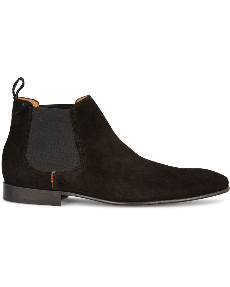 Herr | PS Paul Smith Falconer Chelsea Boot Black Suede | PS Paul Smith | Falconer Chelsea Boot Black Suede