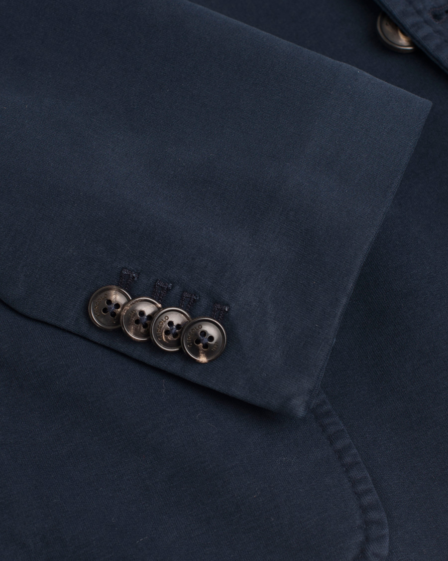 Herr | Kavajer | Circolo 1901 | Jersey Patch Pocket Blazer Blue Navy