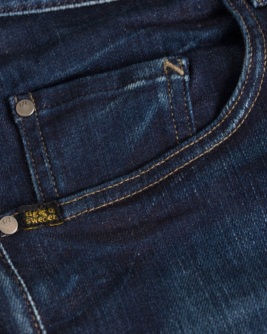 Herr | Jeans | Tiger of Sweden Jeans | Slim Base Dark Blue Washed