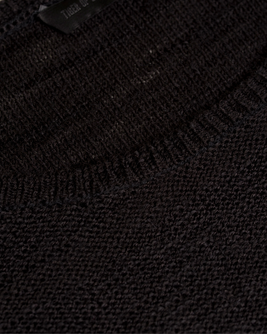 Herr | Tröjor | Tiger of Sweden Jeans | Rag Knitted Sweat Black