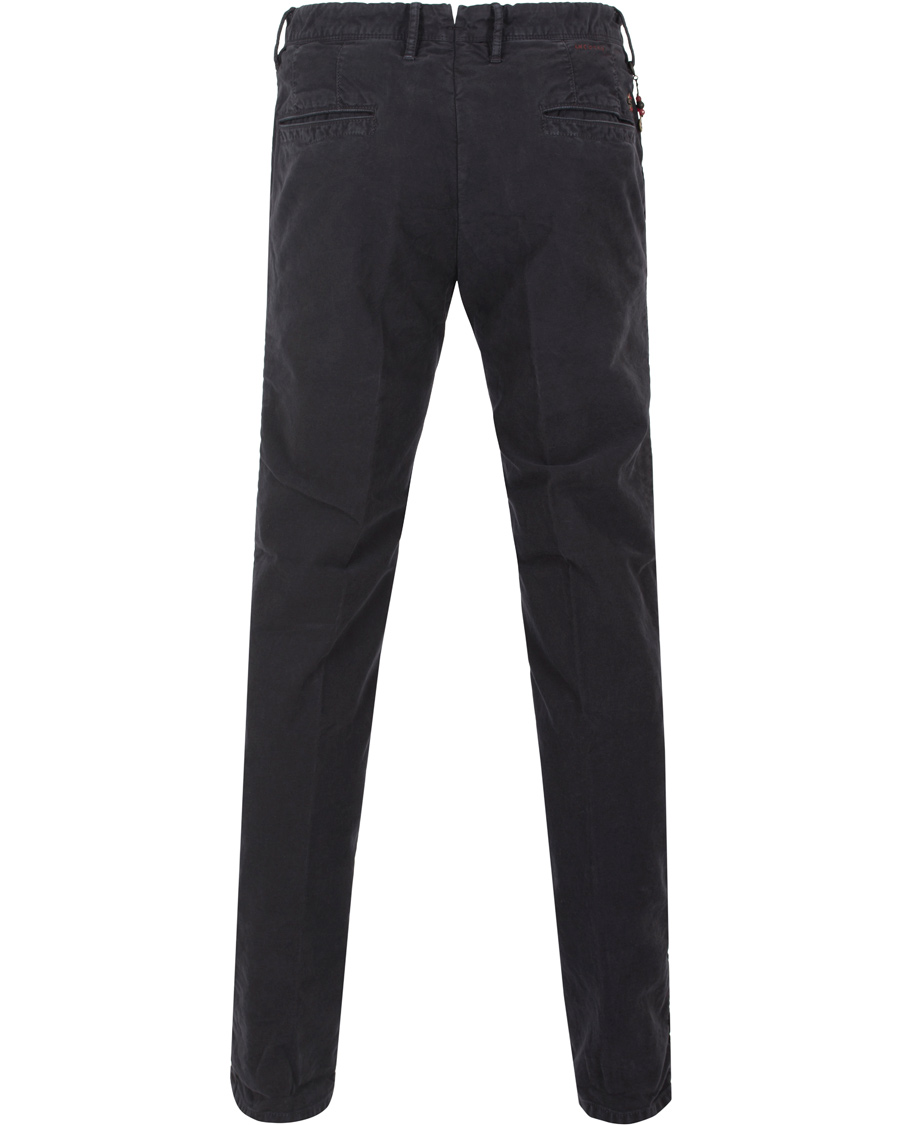 Herr | Byxor | Incotex | Slim Fit Garment Dyed Washed Chino Navy