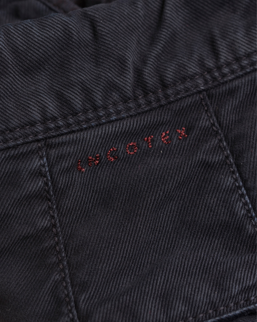 Herr | Byxor | Incotex | Slim Fit Garment Dyed Washed Chino Navy