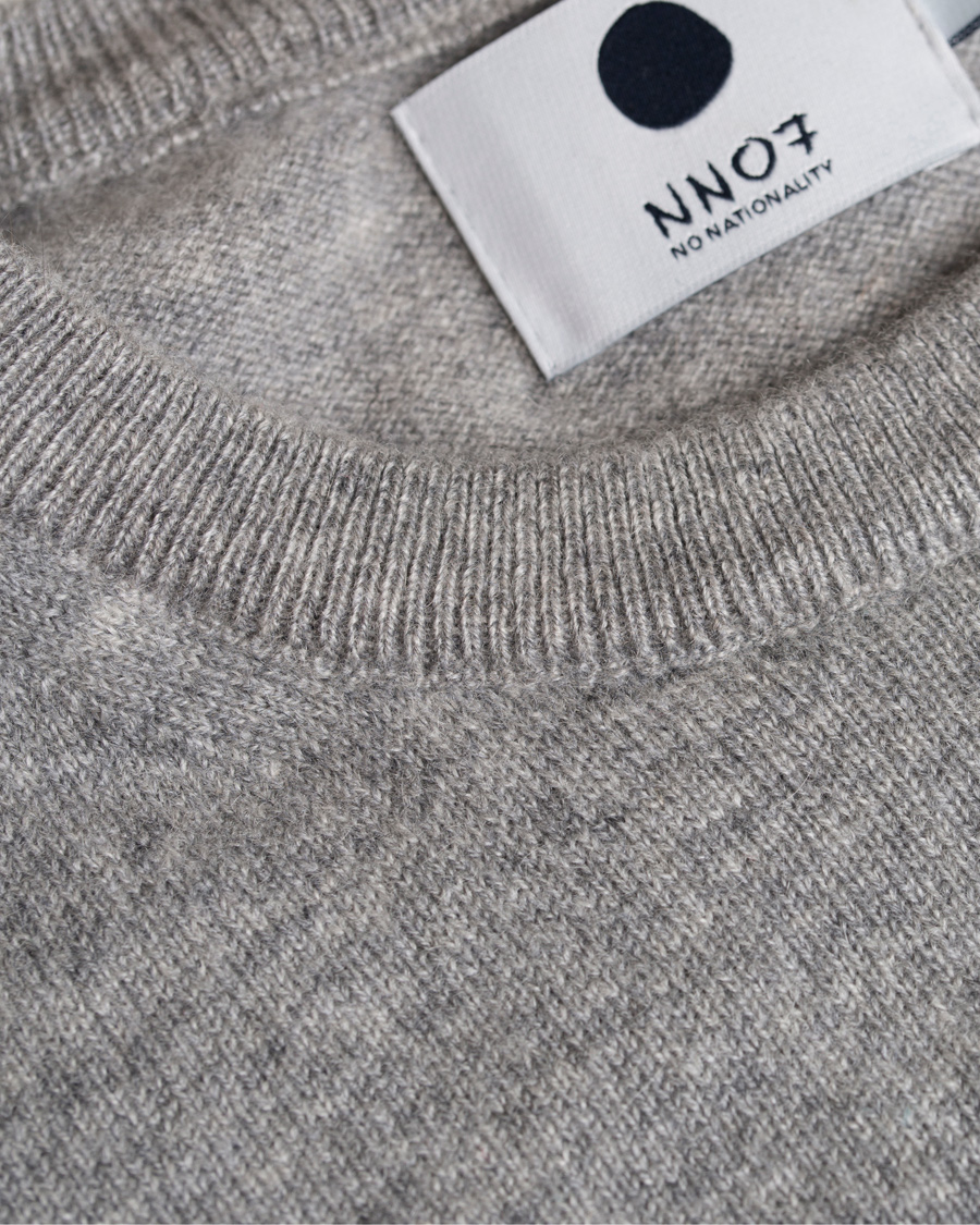 Herr | Tröjor | NN07 | Charles Loro Piana 6207 Cashmere Pullover Grey