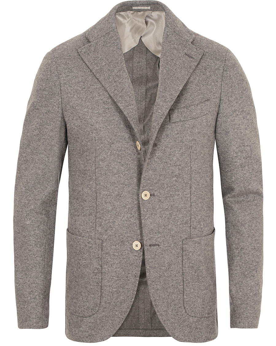 Herr | Kavajer | Stenströms | Wool Blazer Grey
