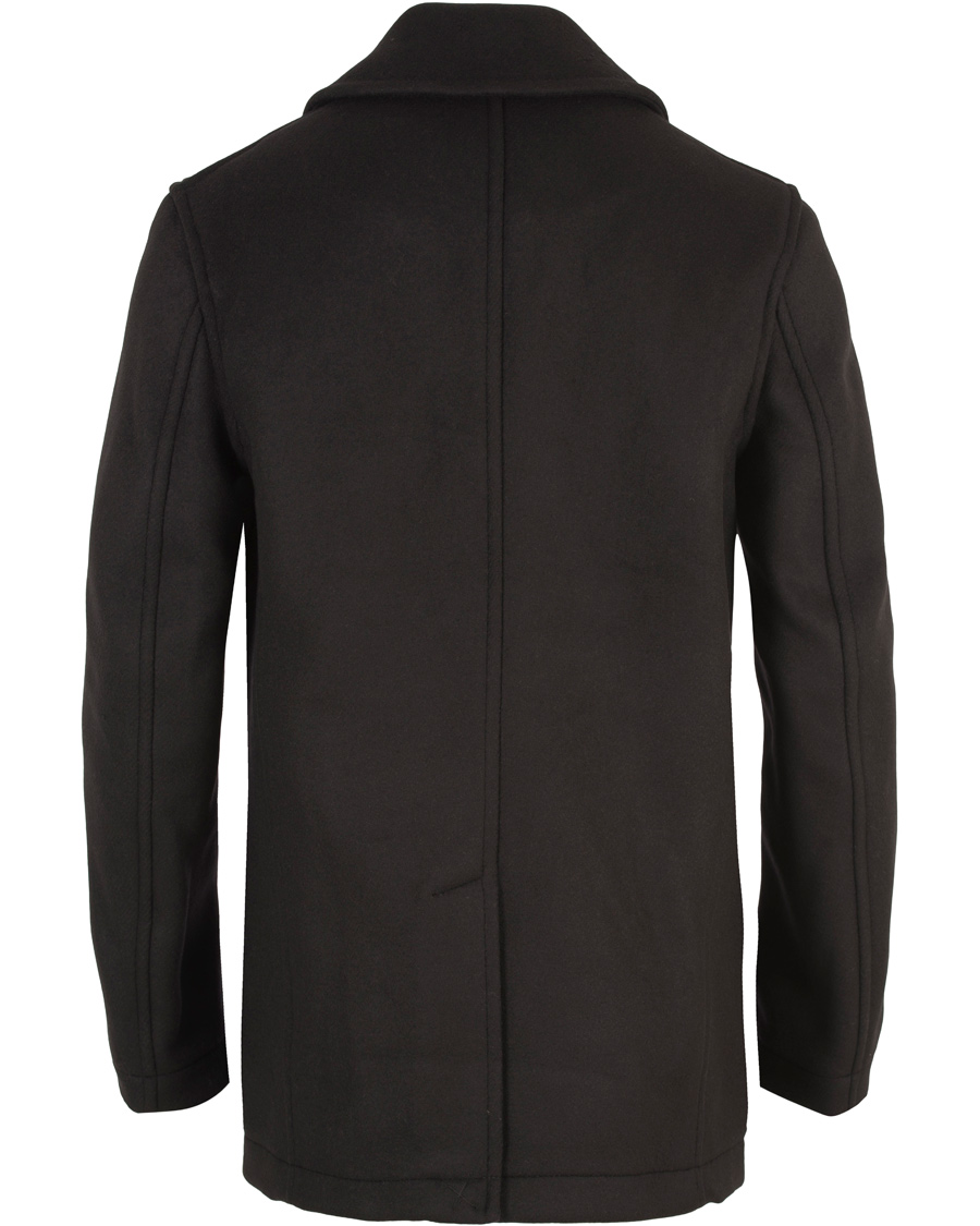 Herr | Jackor | Fred Perry Reissues | Made In England Reefer Coat Black