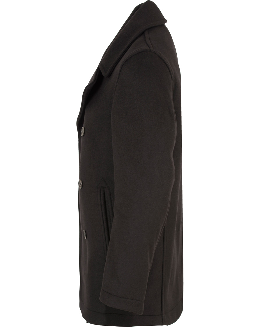 Herr | Jackor | Fred Perry Reissues | Made In England Reefer Coat Black