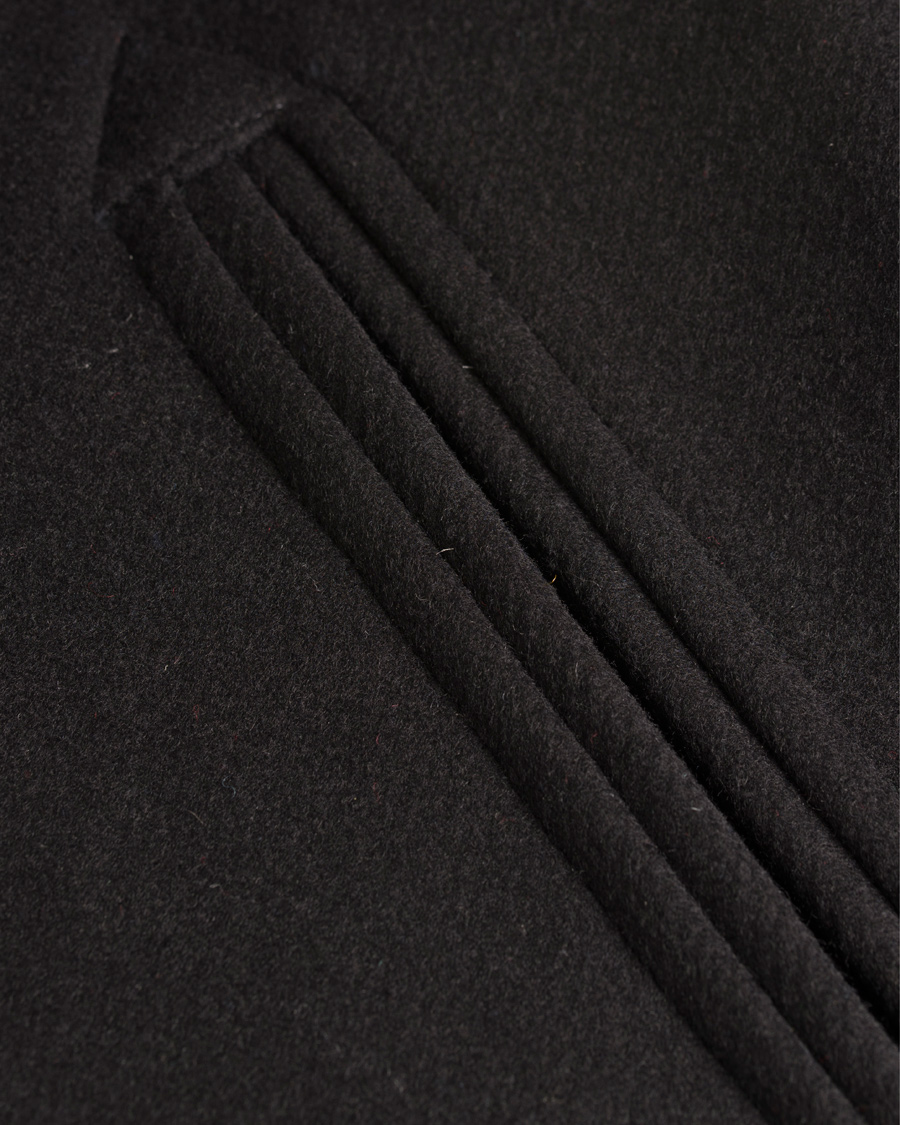 Herr | Jackor | Fred Perry Reissues | Made In England Reefer Coat Black