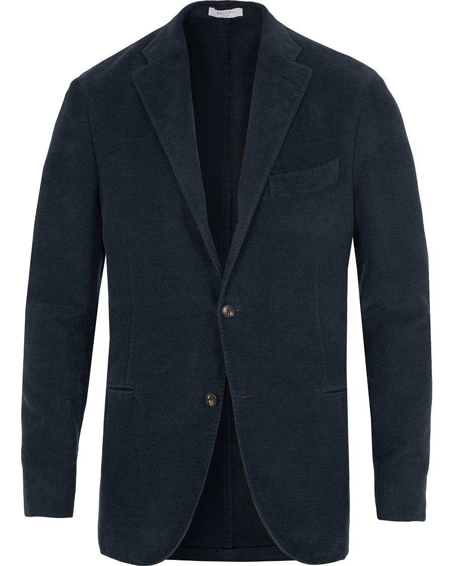 Herr | Kavajer | Boglioli | Moleskin K Jacket Blazer Dark Navy