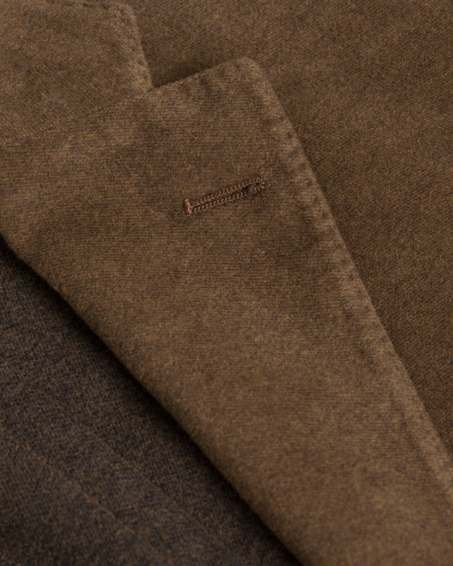 Herr | Kavajer | Boglioli | Moleskin K Jacket Blazer Dark Brown