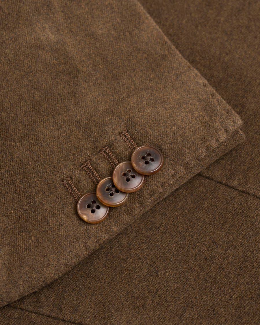 Herr | Kavajer | Boglioli | Moleskin K Jacket Blazer Dark Brown