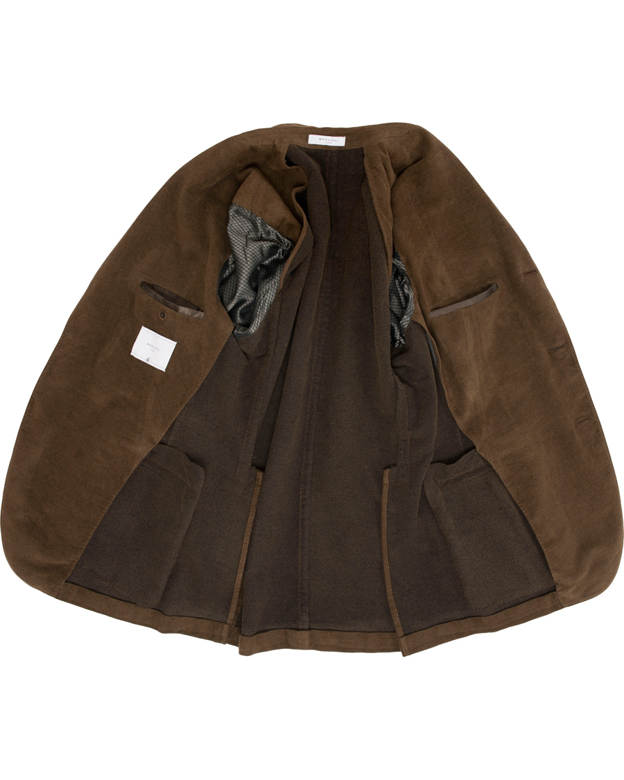 Herr | Kavajer | Boglioli | Moleskin K Jacket Blazer Dark Brown