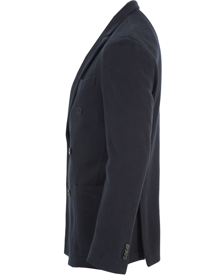 Herr | Kavajer | Boglioli | Double Breasted Structured K Jacket Dark Blue