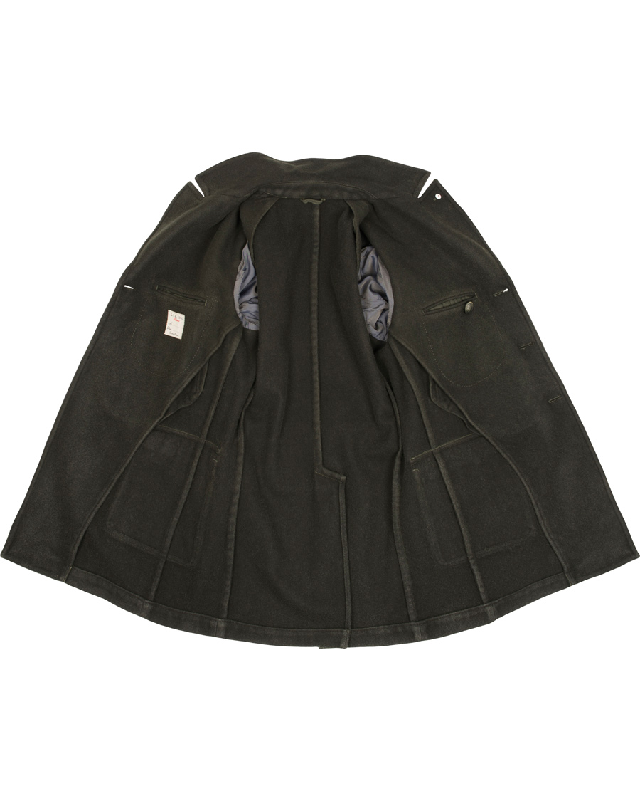 Herr | Jackor | L.B.M. 1911 | Wool Double Breasted Coat Dark Loden Green