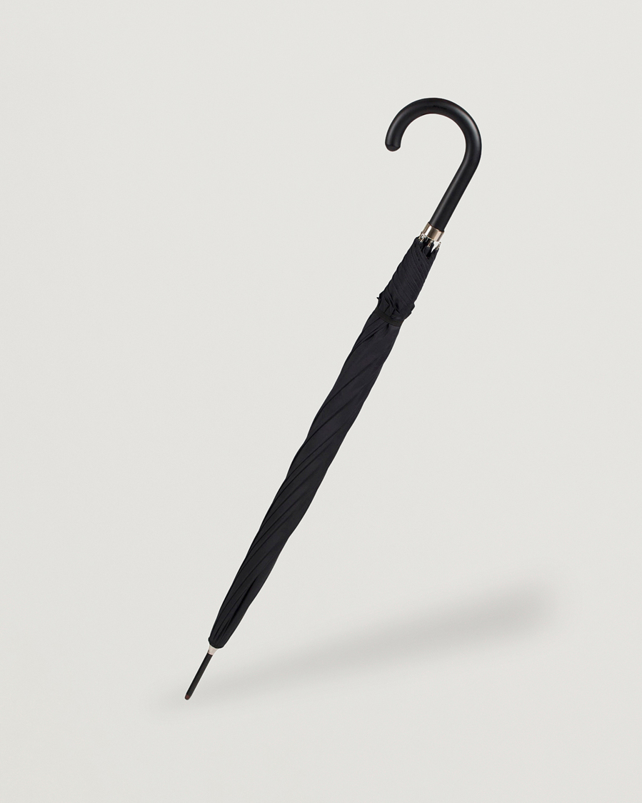 Herr | Paraplyer | Fox Umbrellas | Hardwood Automatic Umbrella Black