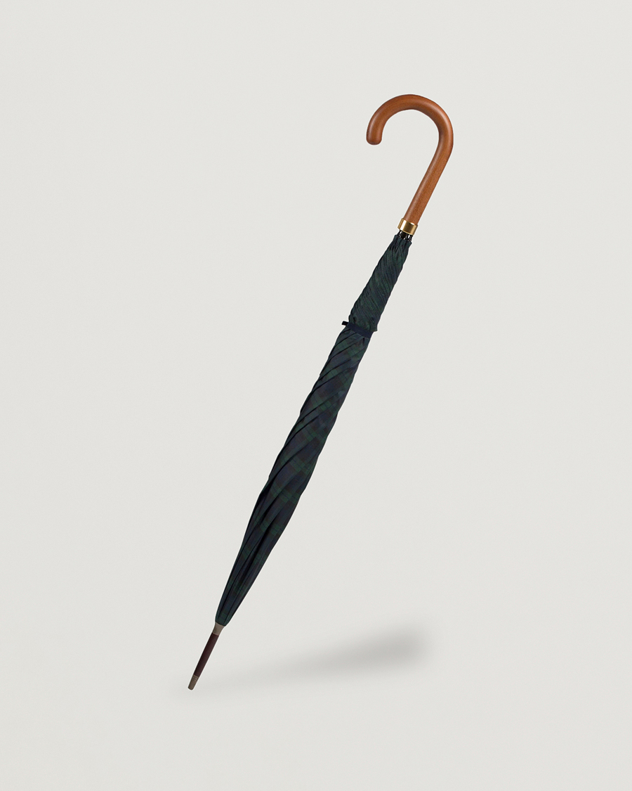 Herr | Paraplyer | Fox Umbrellas | Hardwood Umbrella Blackwatch Tartan