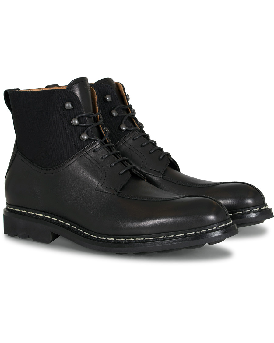 Herr | Heschung Ginkgo Boot Black Calf/Black | Heschung | Ginkgo Boot Black Calf/Black