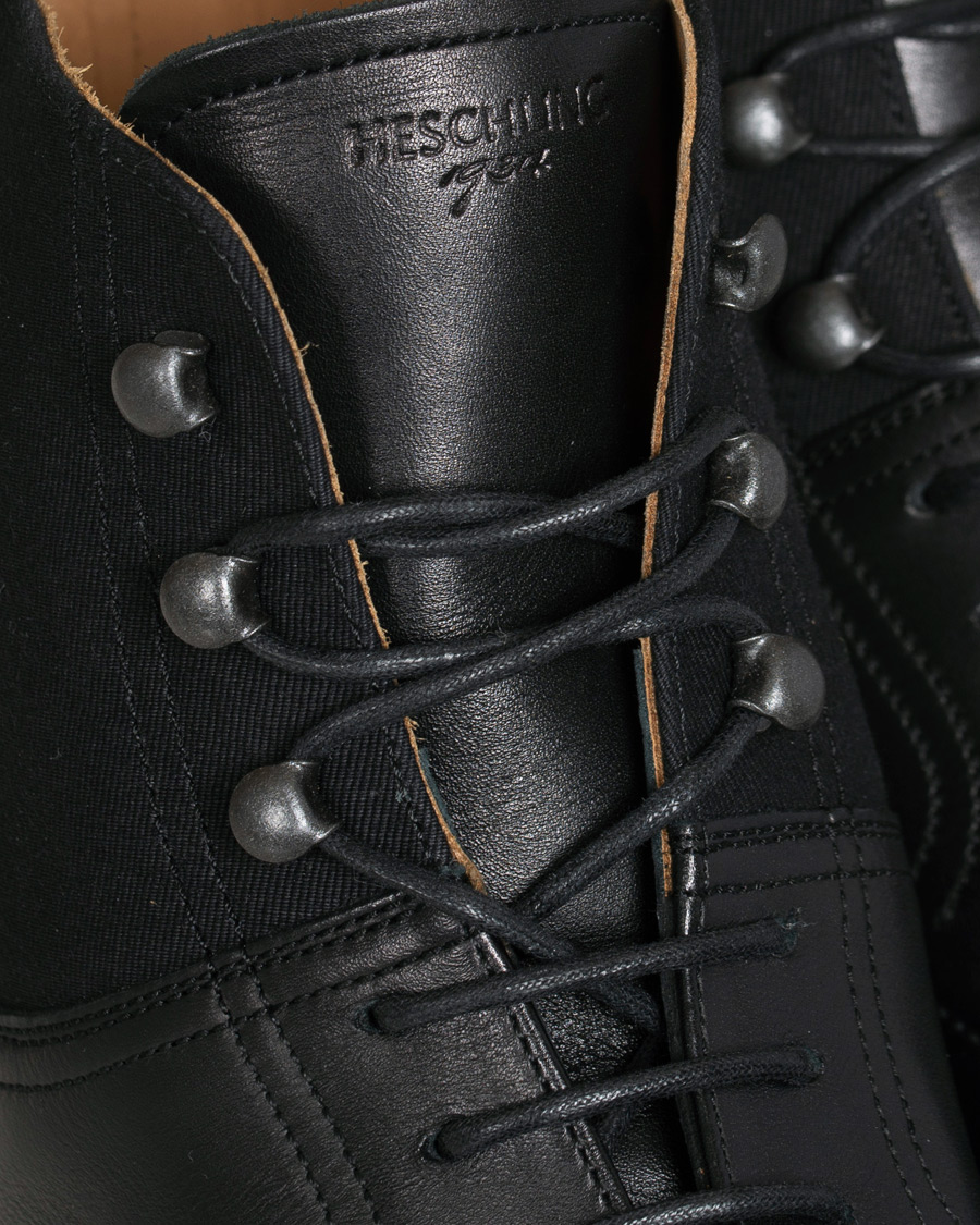 Herr | Heschung Ginkgo Boot Black Calf/Black | Heschung | Ginkgo Boot Black Calf/Black