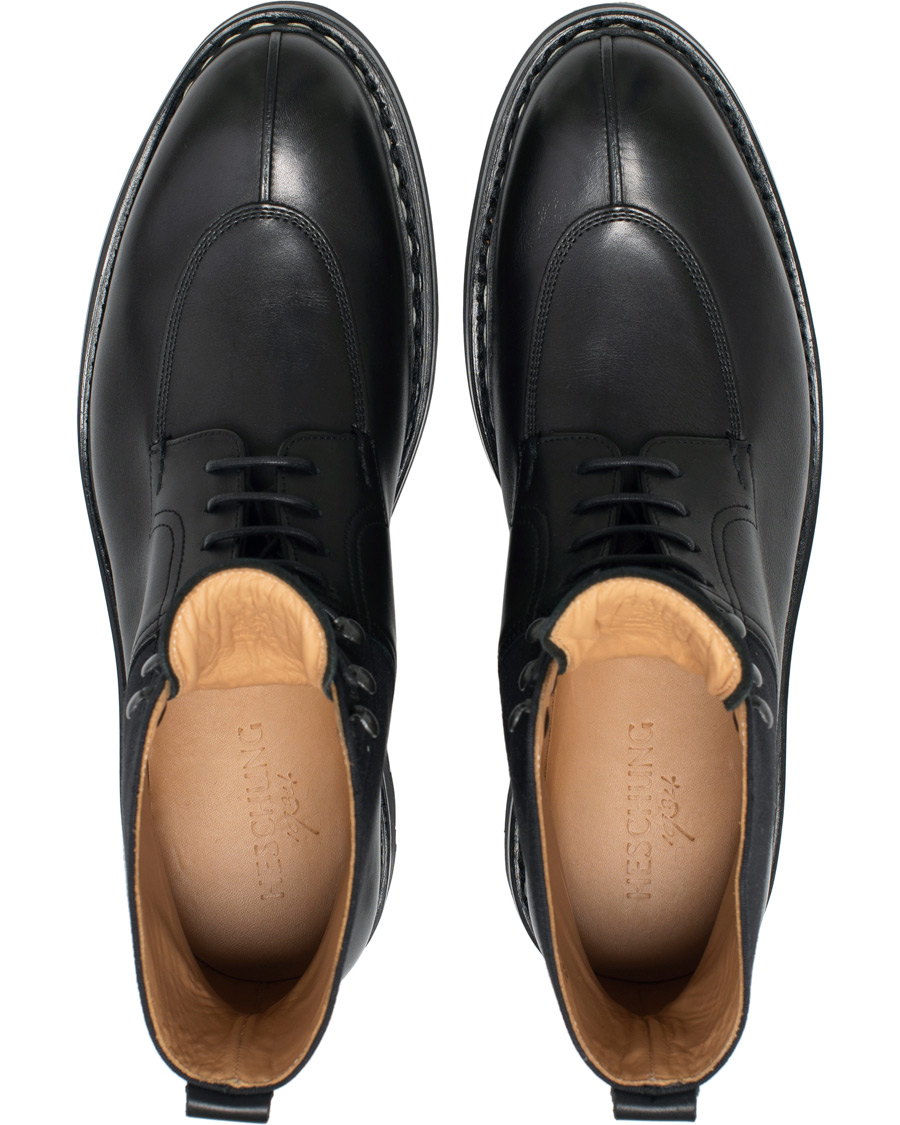 Herr | Heschung Ginkgo Boot Black Calf/Black | Heschung | Ginkgo Boot Black Calf/Black