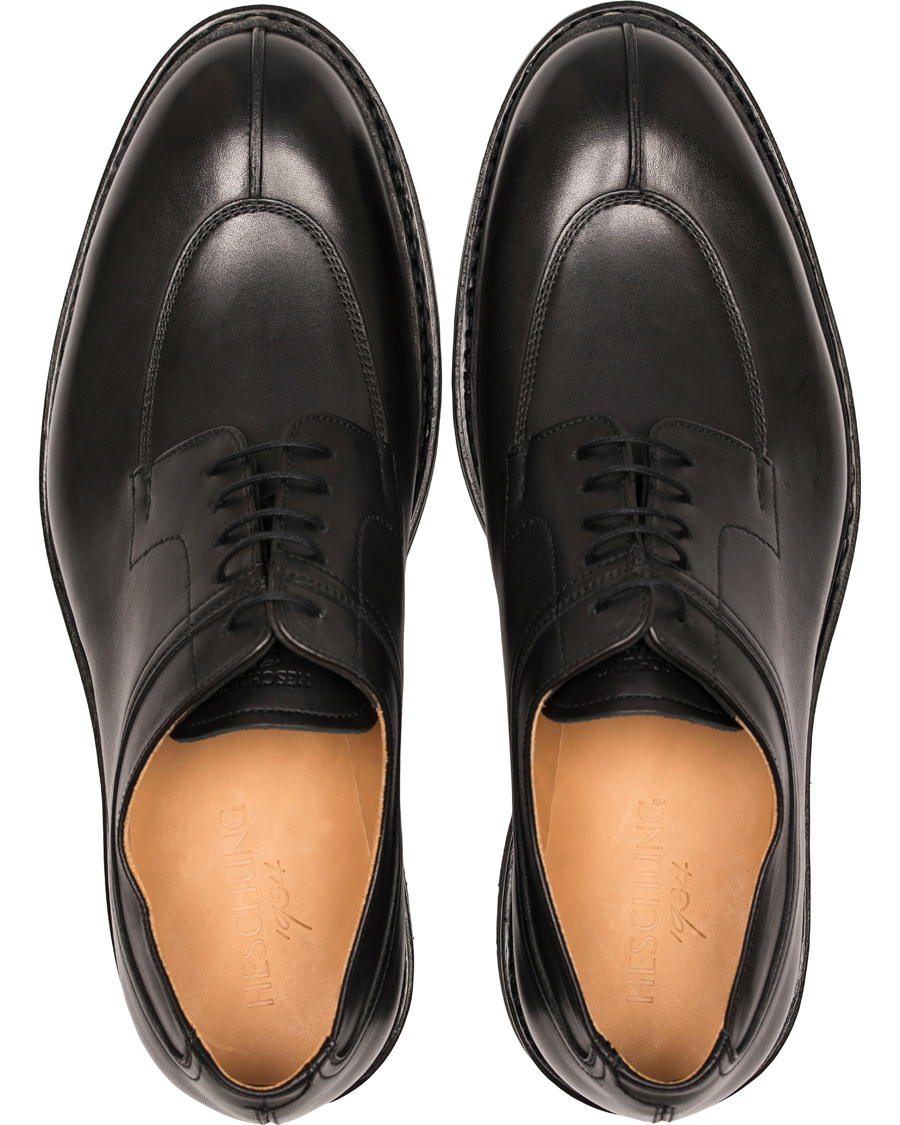 Herr | Heschung Catalpa Split Toe Derby Black Calf | Heschung | Catalpa Split Toe Derby Black Calf