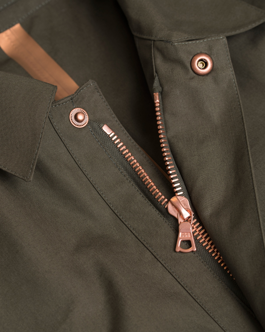 Herr | Jackor | Private White V.C. | Unlined Ventile® Mac Coat Olive